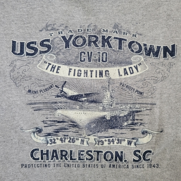 USS YORKTOWN Charleston... Tshirt - Picture 4 of 5